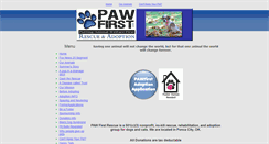 Desktop Screenshot of pawfirst.com